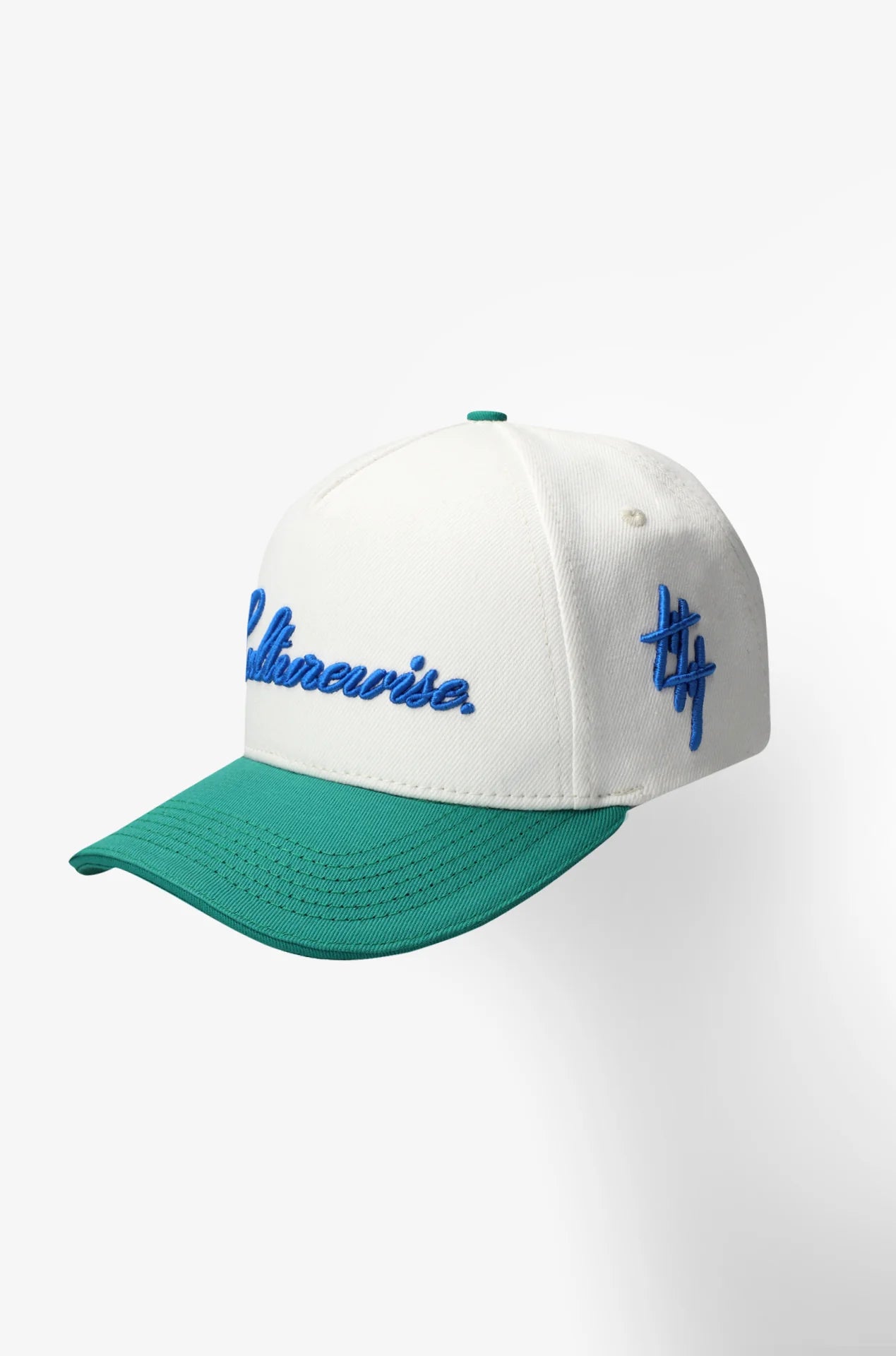 Money makers CWCAPQ1-BLV gorra blanco - verde