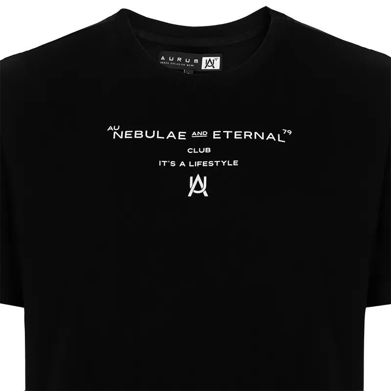 AURUM INFINITY BLACK NEBULA T-SHIRT