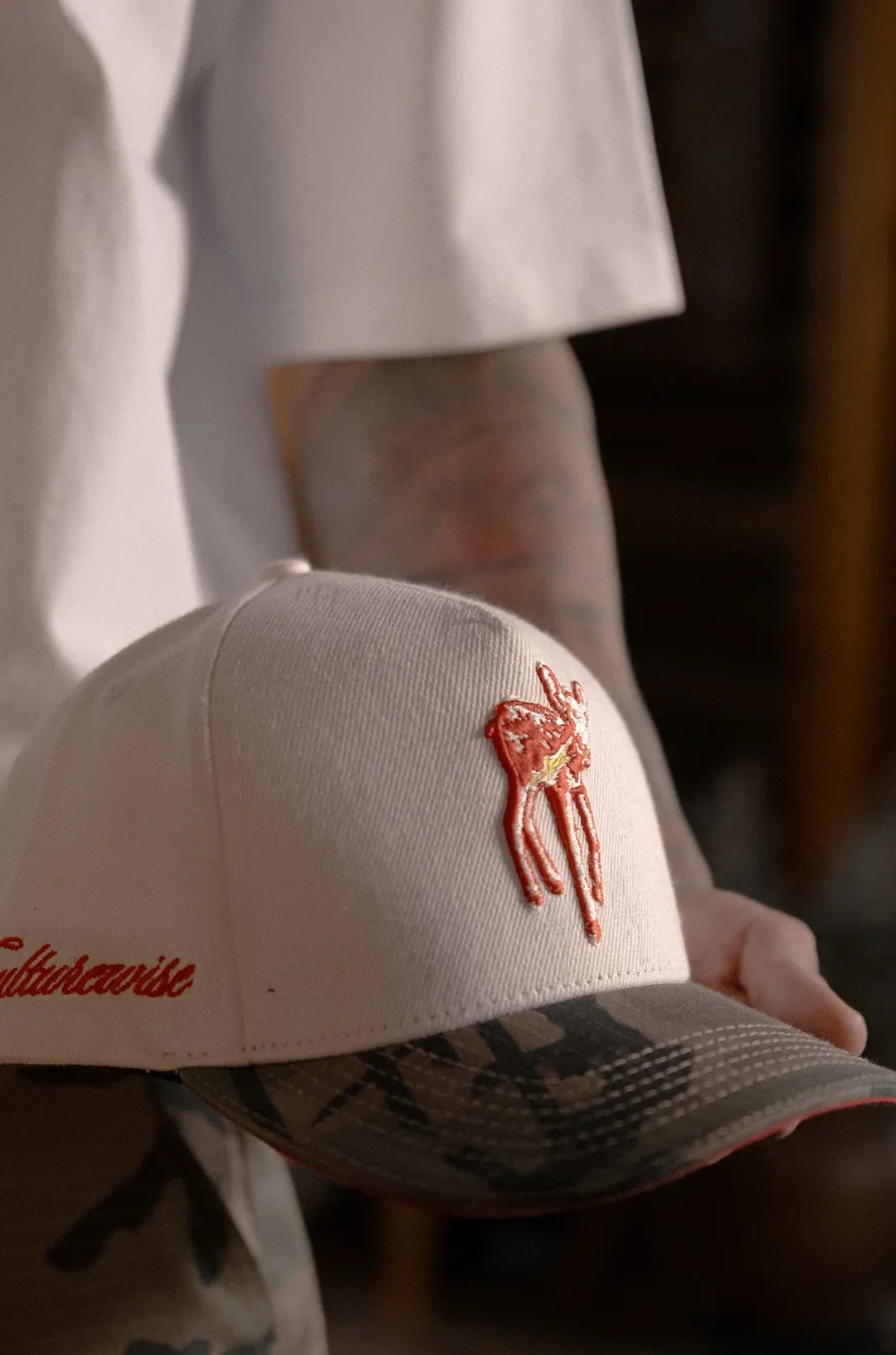 Culturewise Gorra Blanca Venado CWQ9-C03