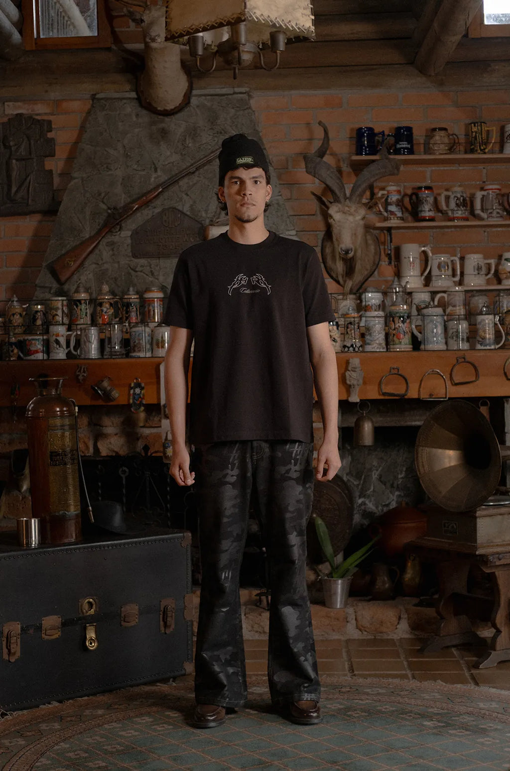 Culturewise Camiseta Negra Venado CWQ9-RVENA