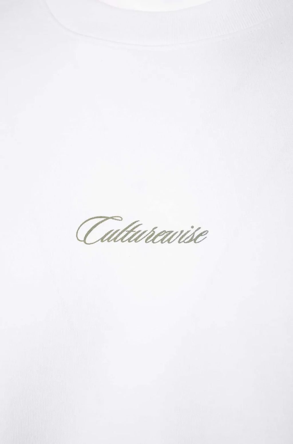 Culturewise Camiseta Blanca Logo Camo CWQ9-RCAMO