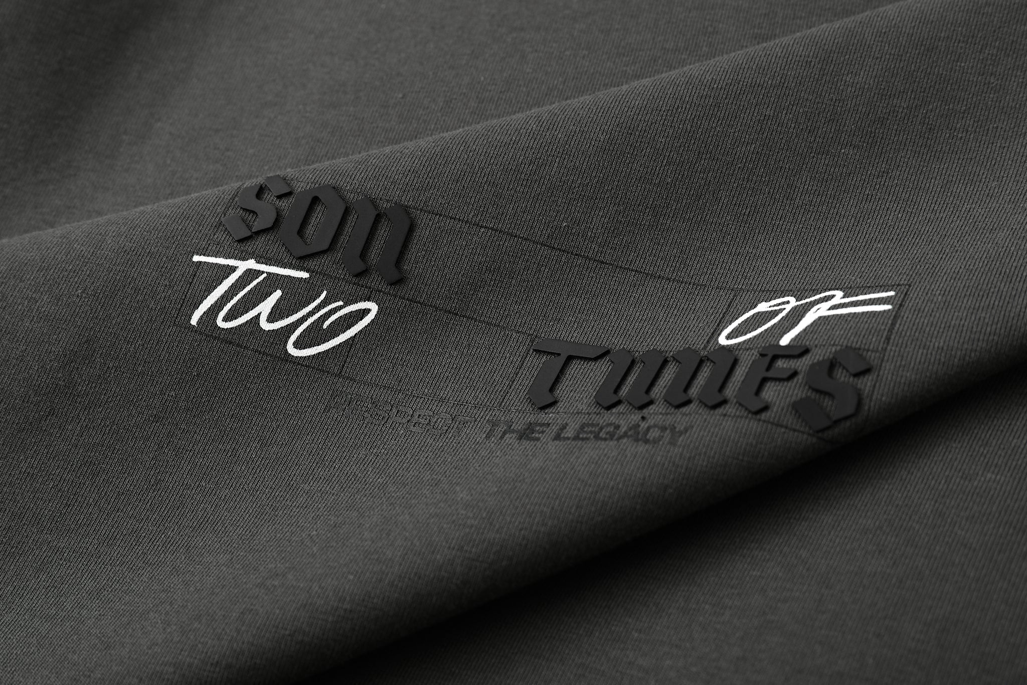 Son of son Regular fit dark grey son of two times TSH004
