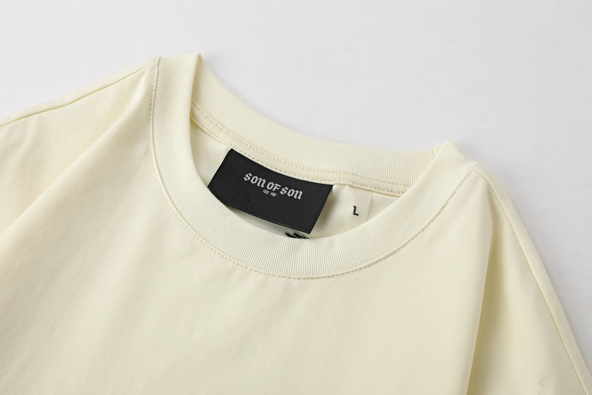 Son of son Regular fit cream sofs classic TSH003