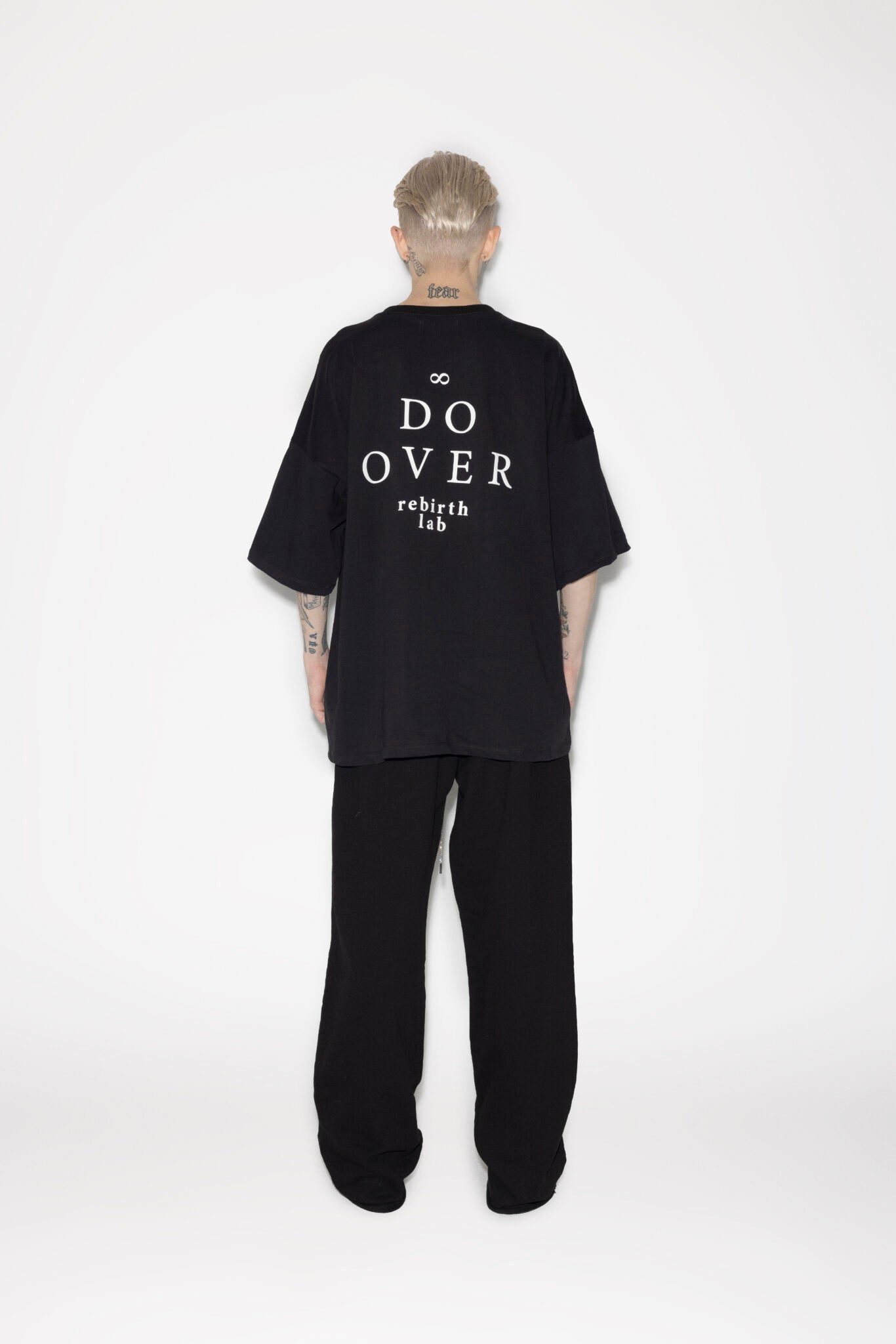 Do Over Lab monogram black t-shirt