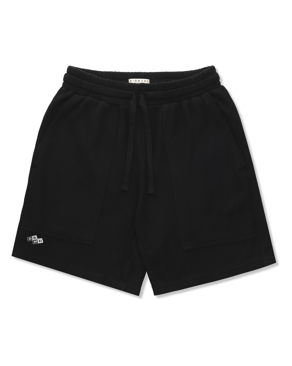 Birmano chess black shorts