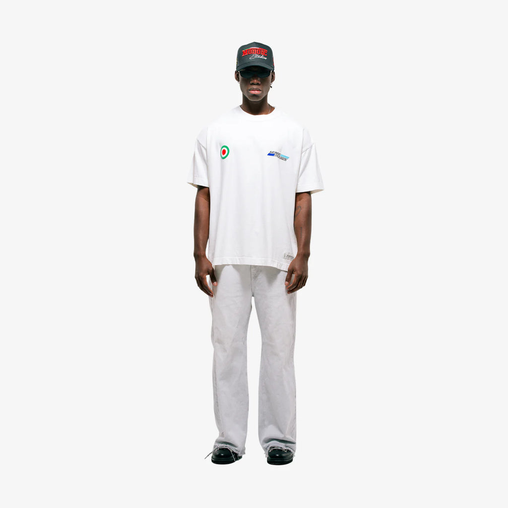 Monoic Camiseta Oversized Vespa - Blanco Hueso