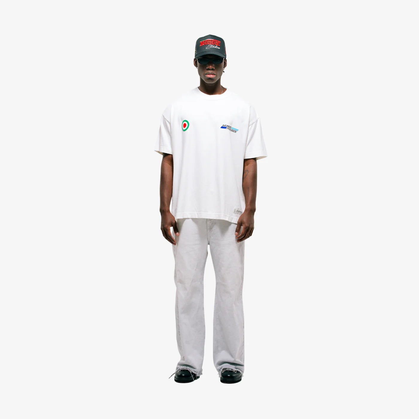 Monoic Camiseta Oversized Vespa - Blanco Hueso
