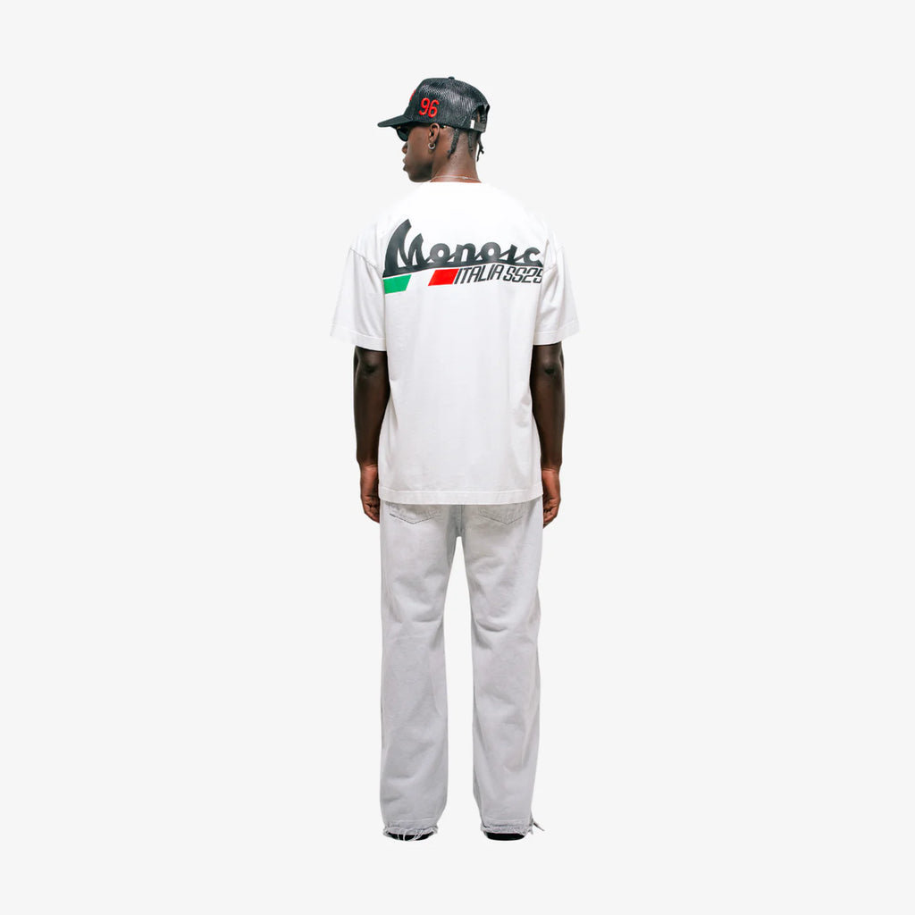 Monoic Camiseta Oversized Vespa - Blanco Hueso