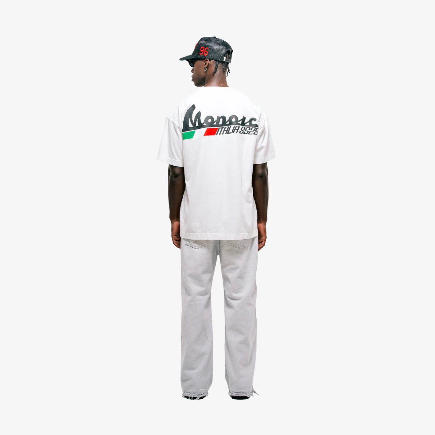 Monoic Camiseta Oversized Vespa - Blanco Hueso