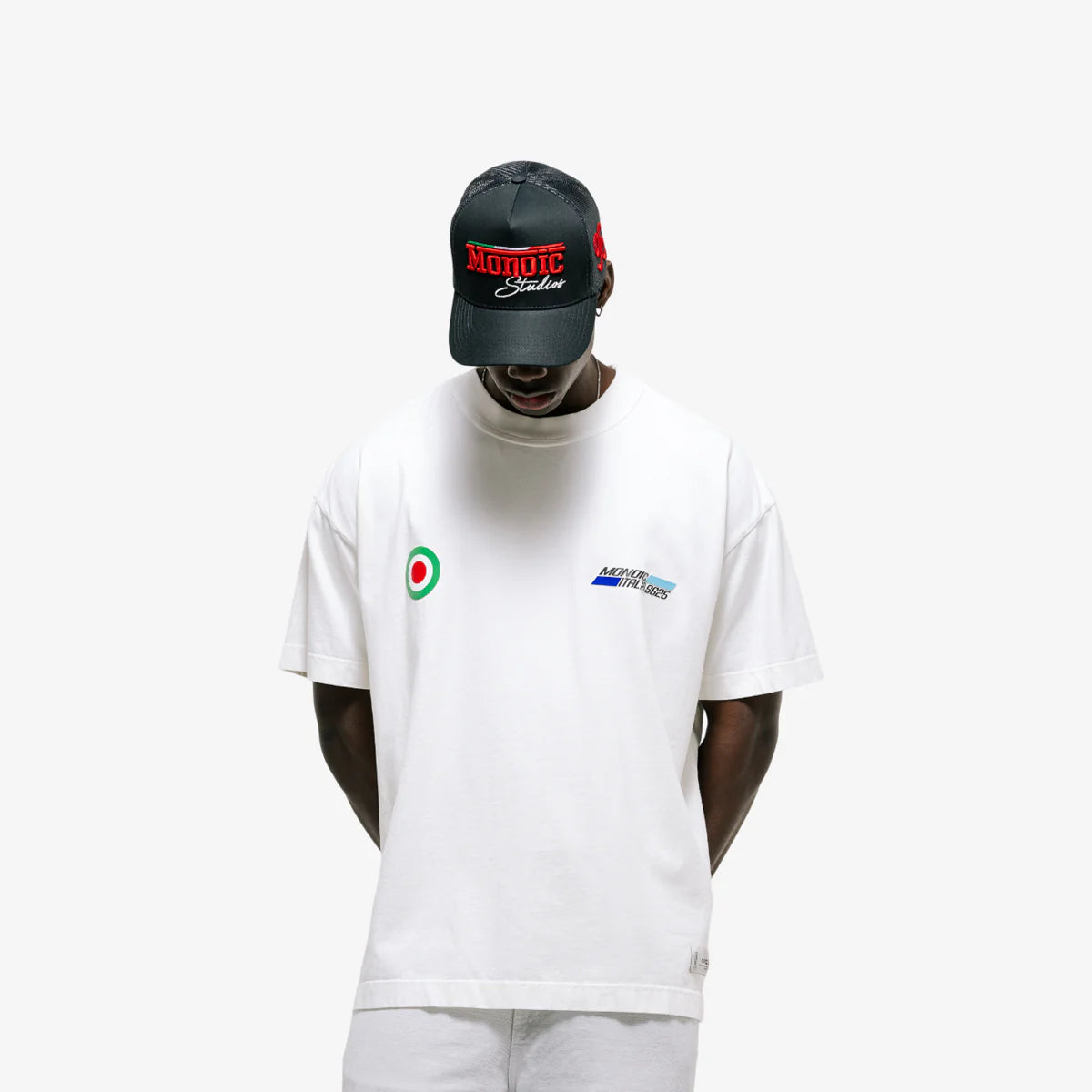 Monoic Camiseta Oversized Vespa - Blanco Hueso