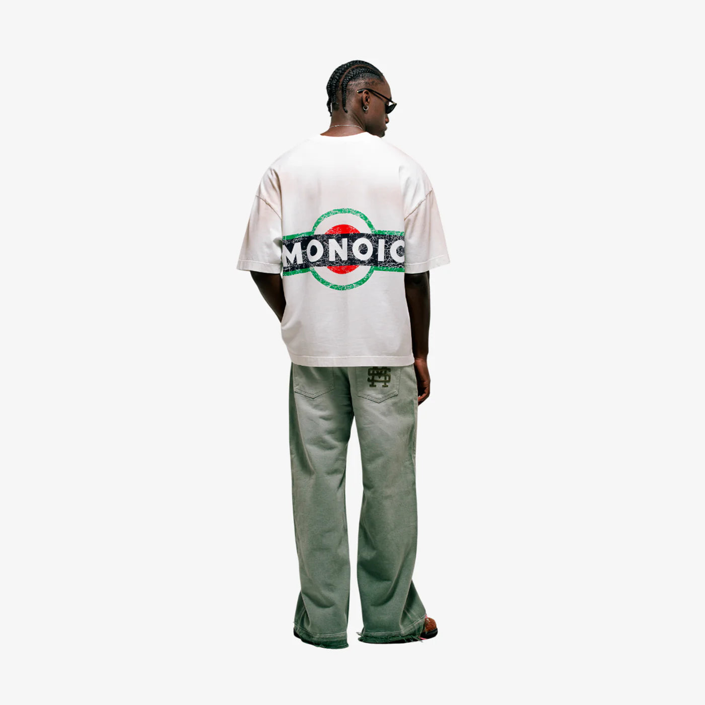 Monoic Camiseta Boxy Fit Martini - Blanco Hueso