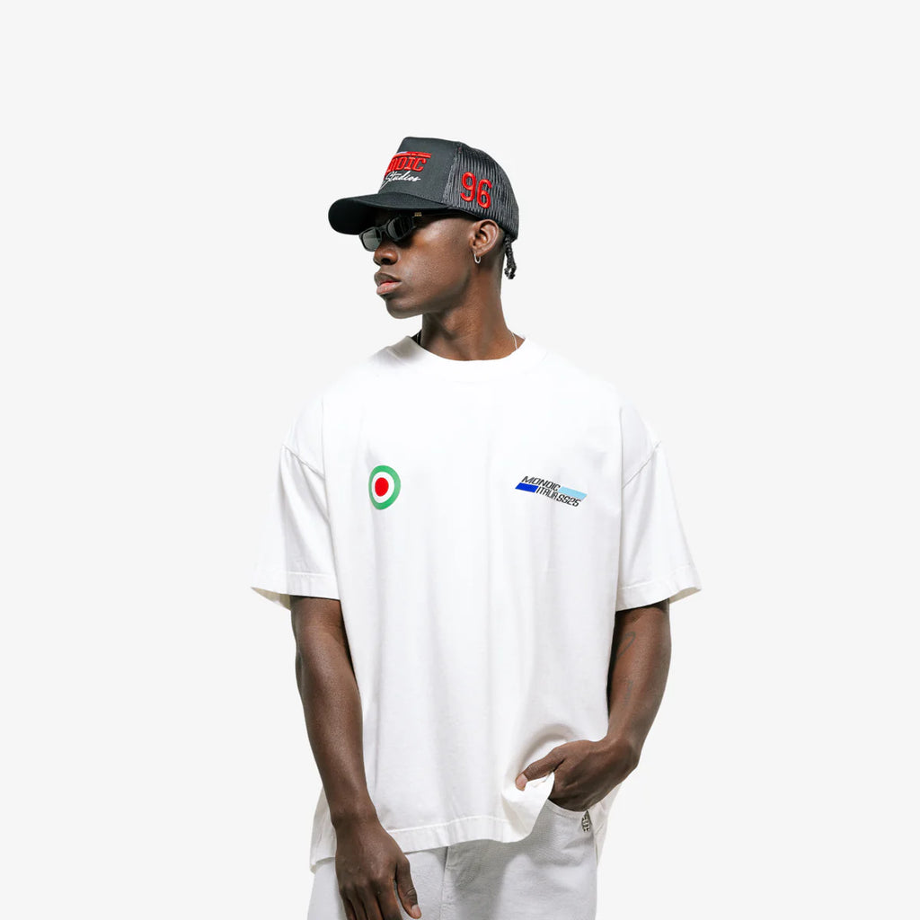 Monoic Camiseta Oversized Vespa - Blanco Hueso