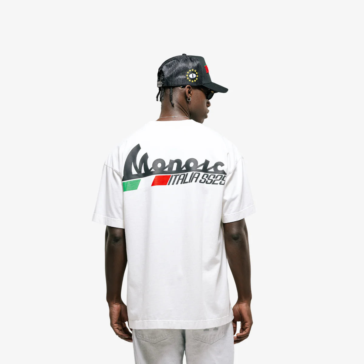 Monoic Camiseta Oversized Vespa - Blanco Hueso