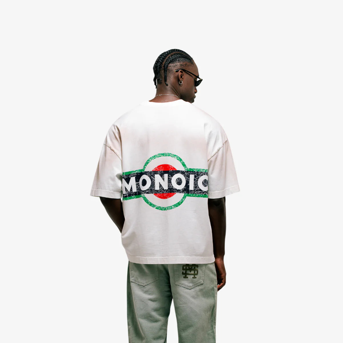 Monoic Camiseta Boxy Fit Martini - Blanco Hueso