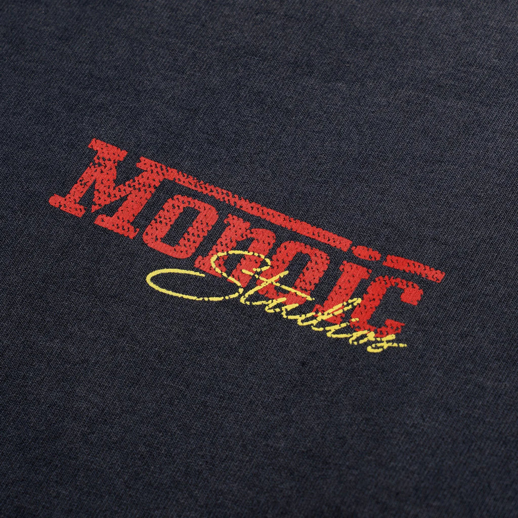 Monoic Camiseta Oversized Fit Monza - Negro Desgastado