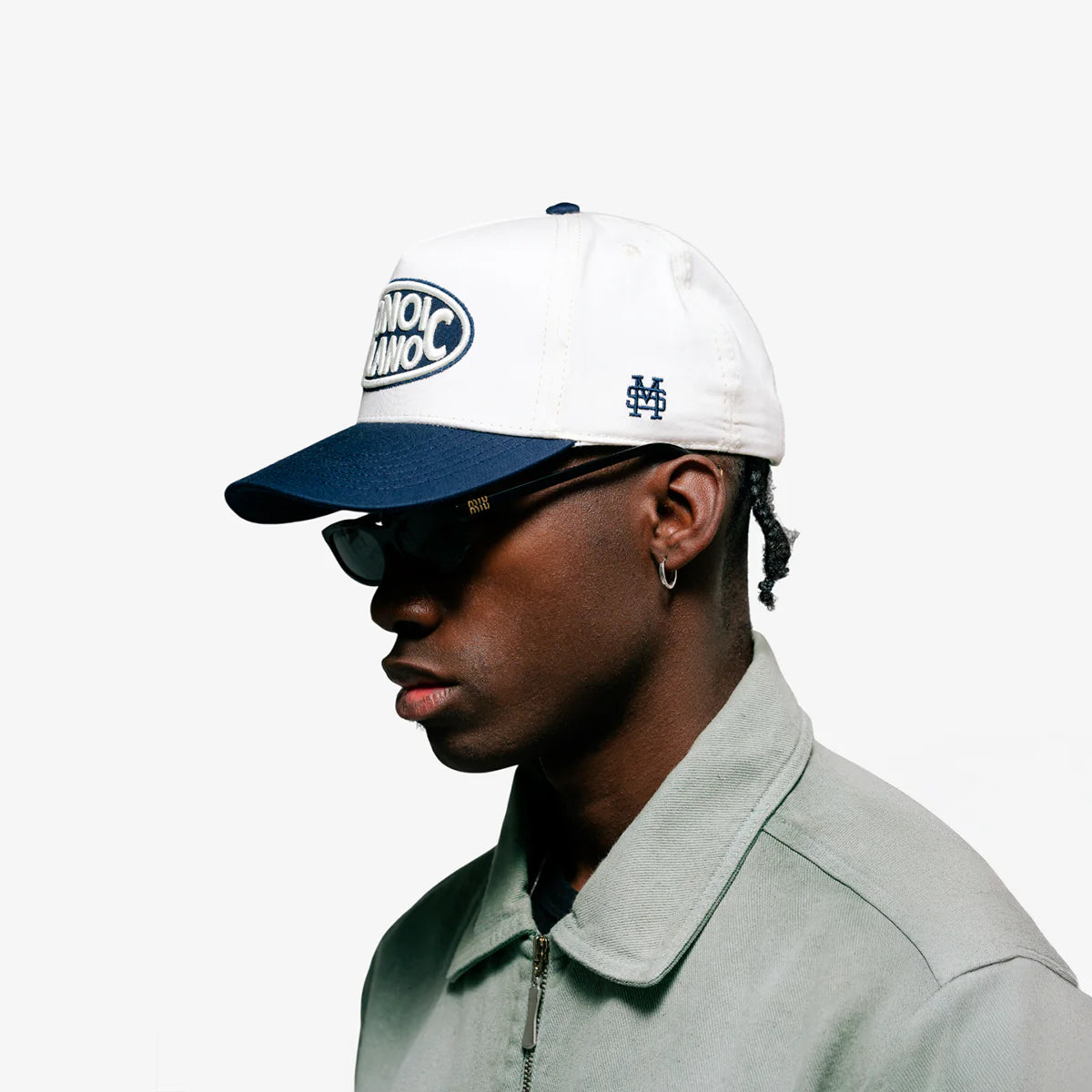 Monoic Gorra Milano - Crema y Azul