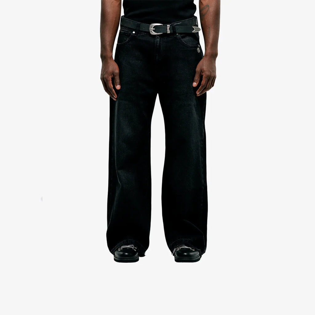 Monoic Flared Pants - Negro Desgastado