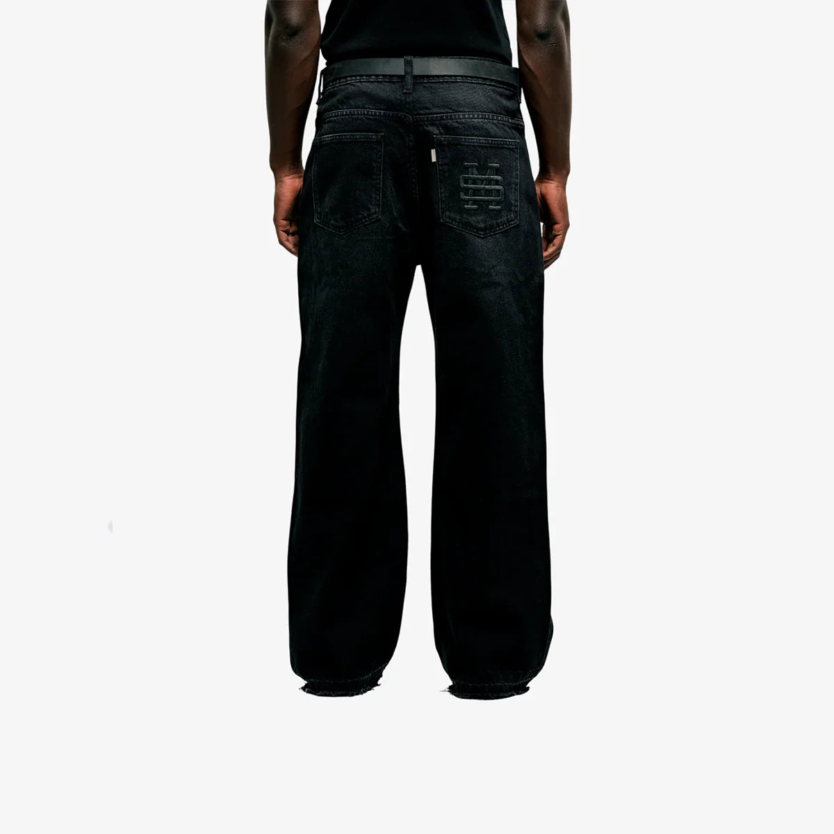 Monoic Flared Pants - Negro Desgastado