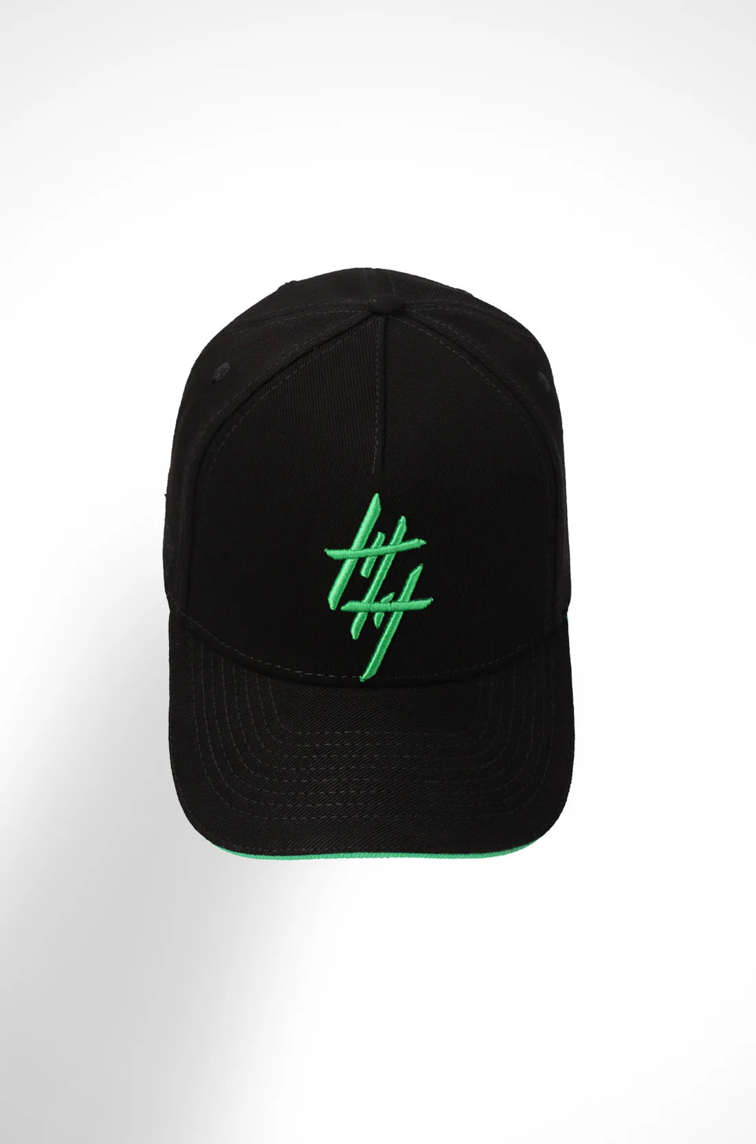 Money Makers Gorra negra - verde Cap colors