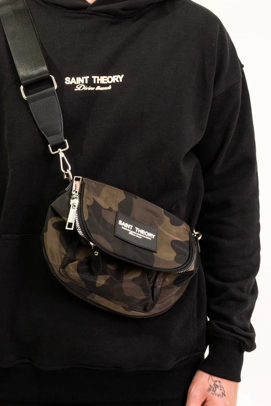 Saint theory camouflage cross bag