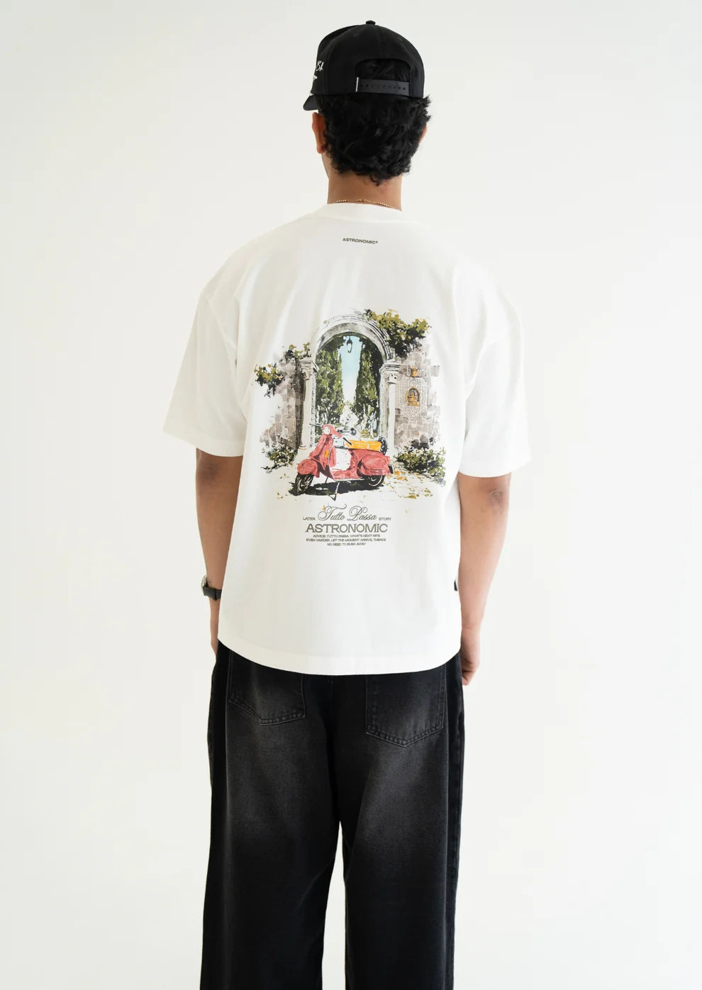 Astronomic Camiseta Vespa - Blanco