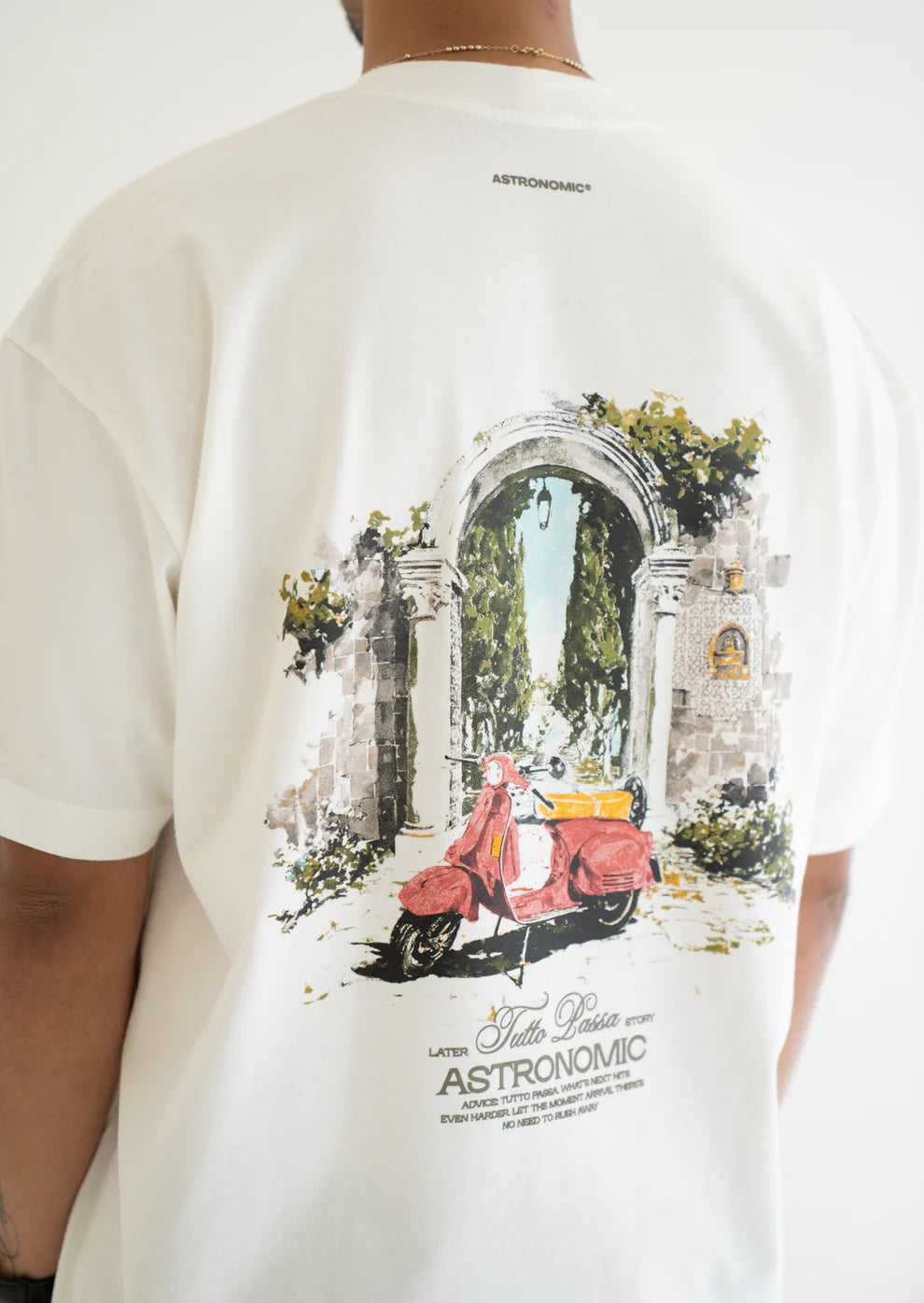 Astronomic Camiseta Vespa - Blanco