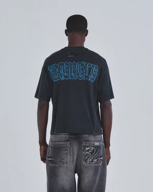 Undergold Holy State Divinity Boxy Fit Tshirt Vintage Black