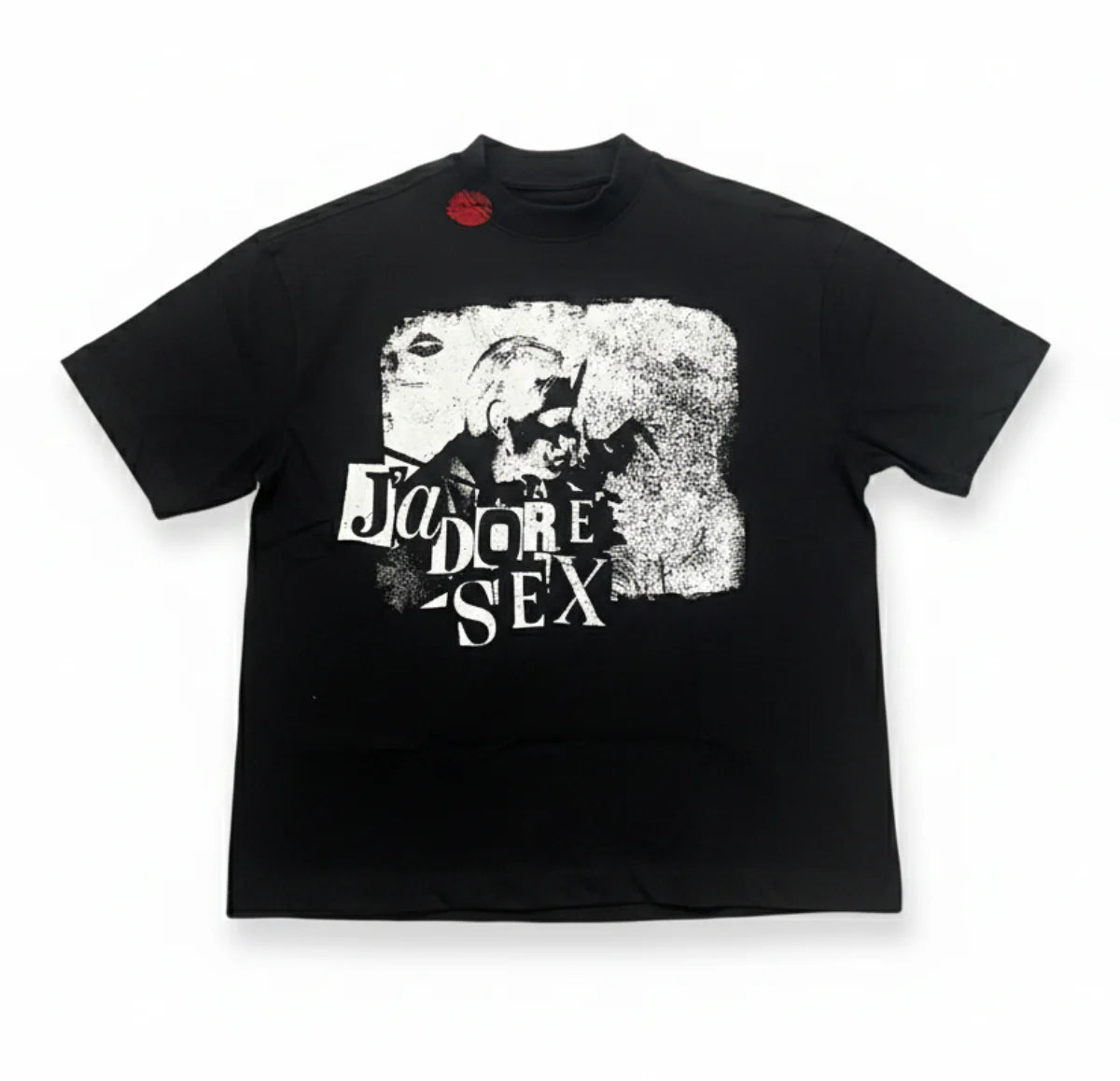 Sinners j'adore sex vintage black t-shirt