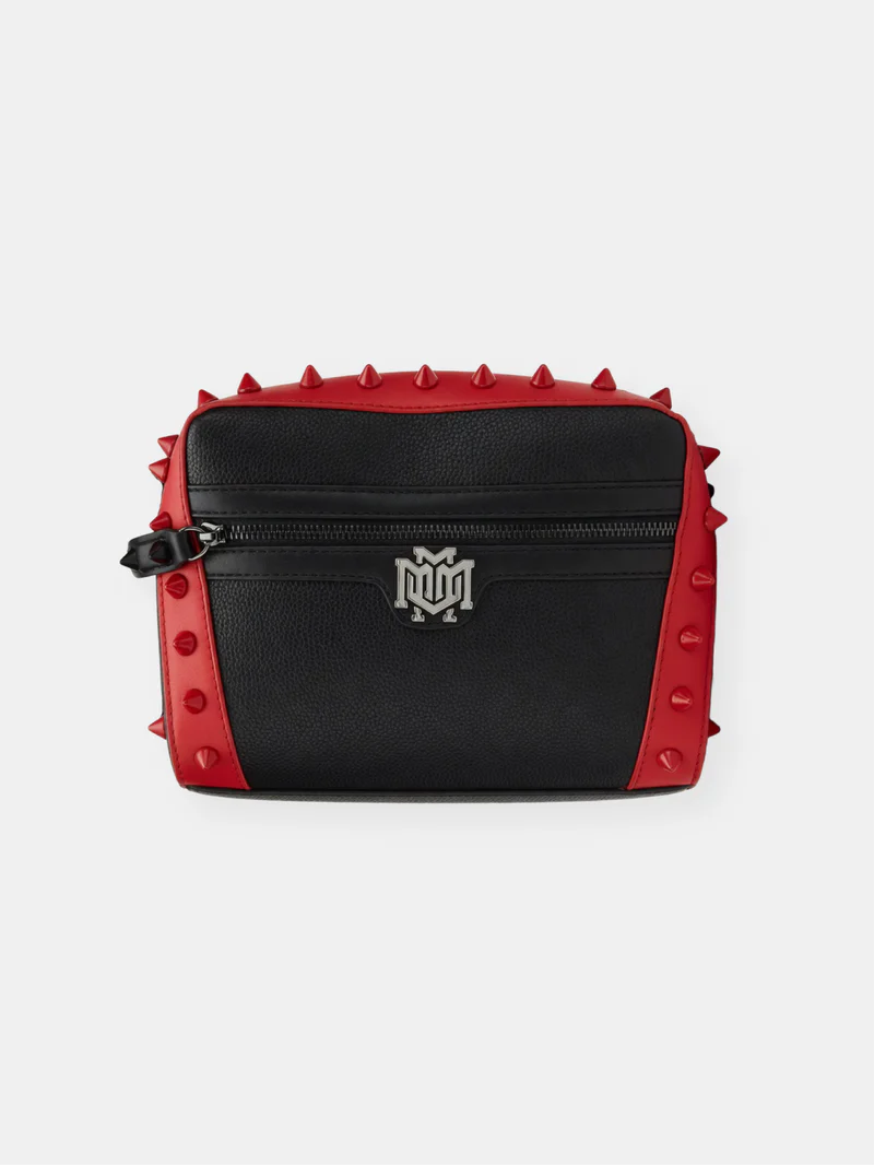 Meclier bag vesper black and red