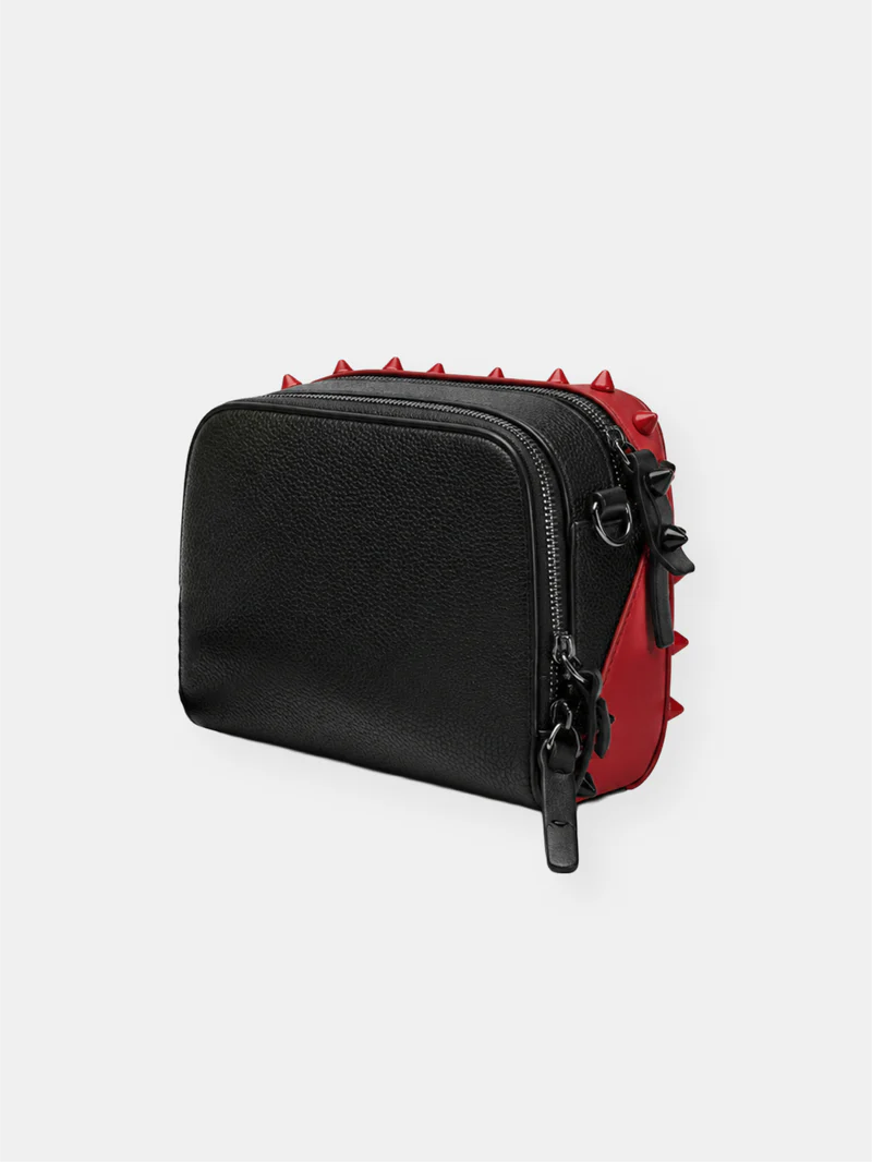Meclier bag vesper black and red