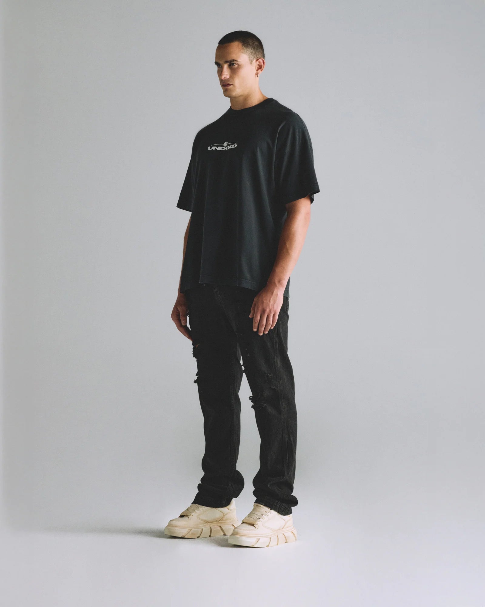Undergold Helios God Of Sun Tshirt Vintage Black