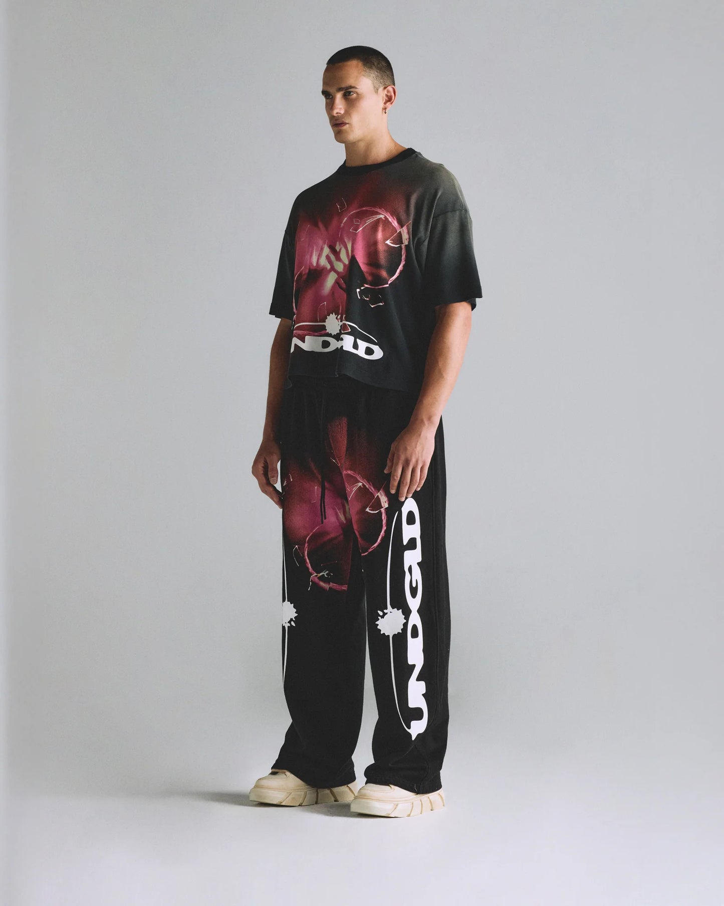 Undergold Helios Dazzled Straightpants Black
