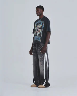 Undergold Holy State Divinity Boxy Fit Tshirt Vintage Black