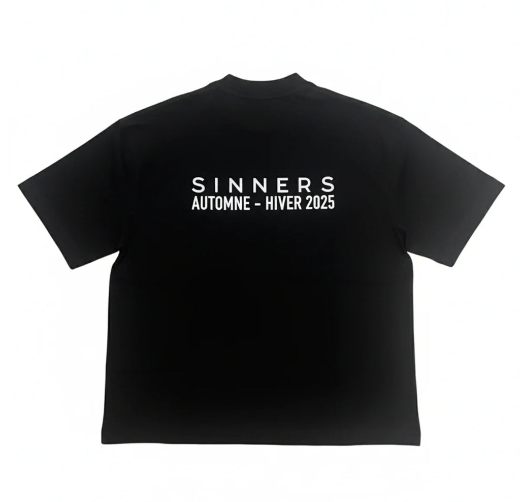 Sinners j'adore sex vintage black t-shirt