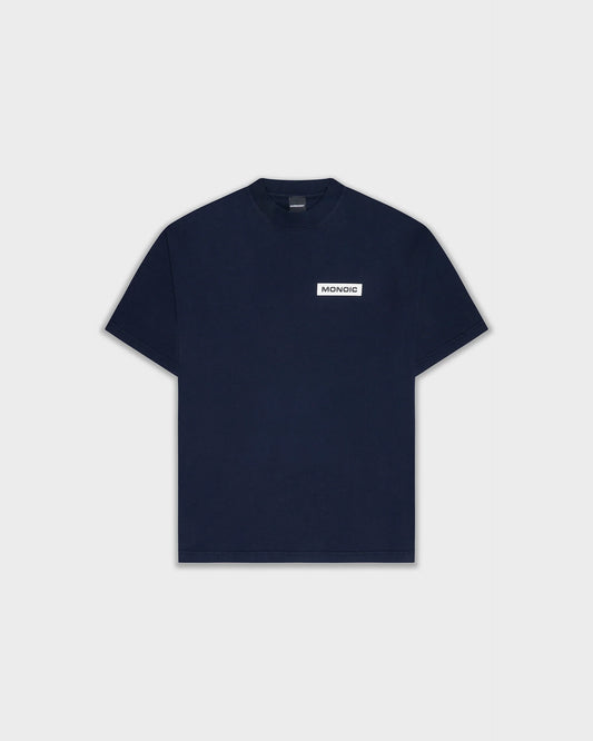 Monoic Camiseta Oversized Básica - Azul Navy