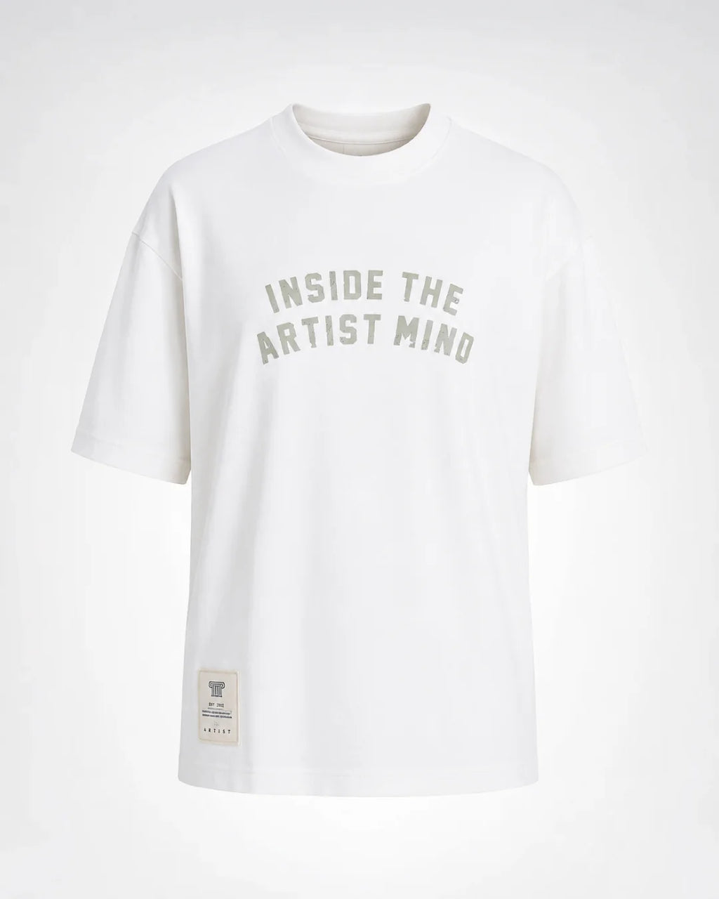 Artdist Mind Ivory Semioversized Fit T-Shirt