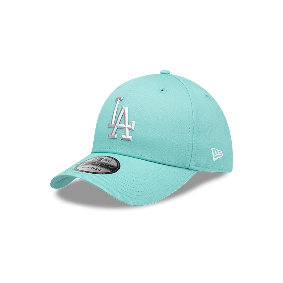 New Era Gorra Los Angeles Dodgers MLB Tpu Badge 9FORTY Ajustable Verde