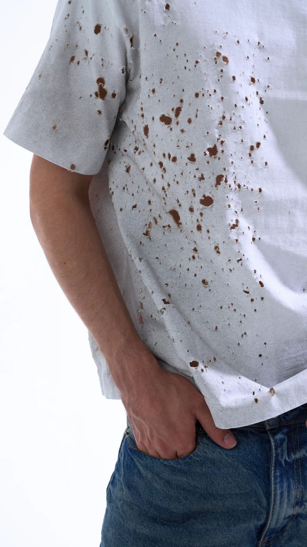 Sinners def shotgun white t-shirt