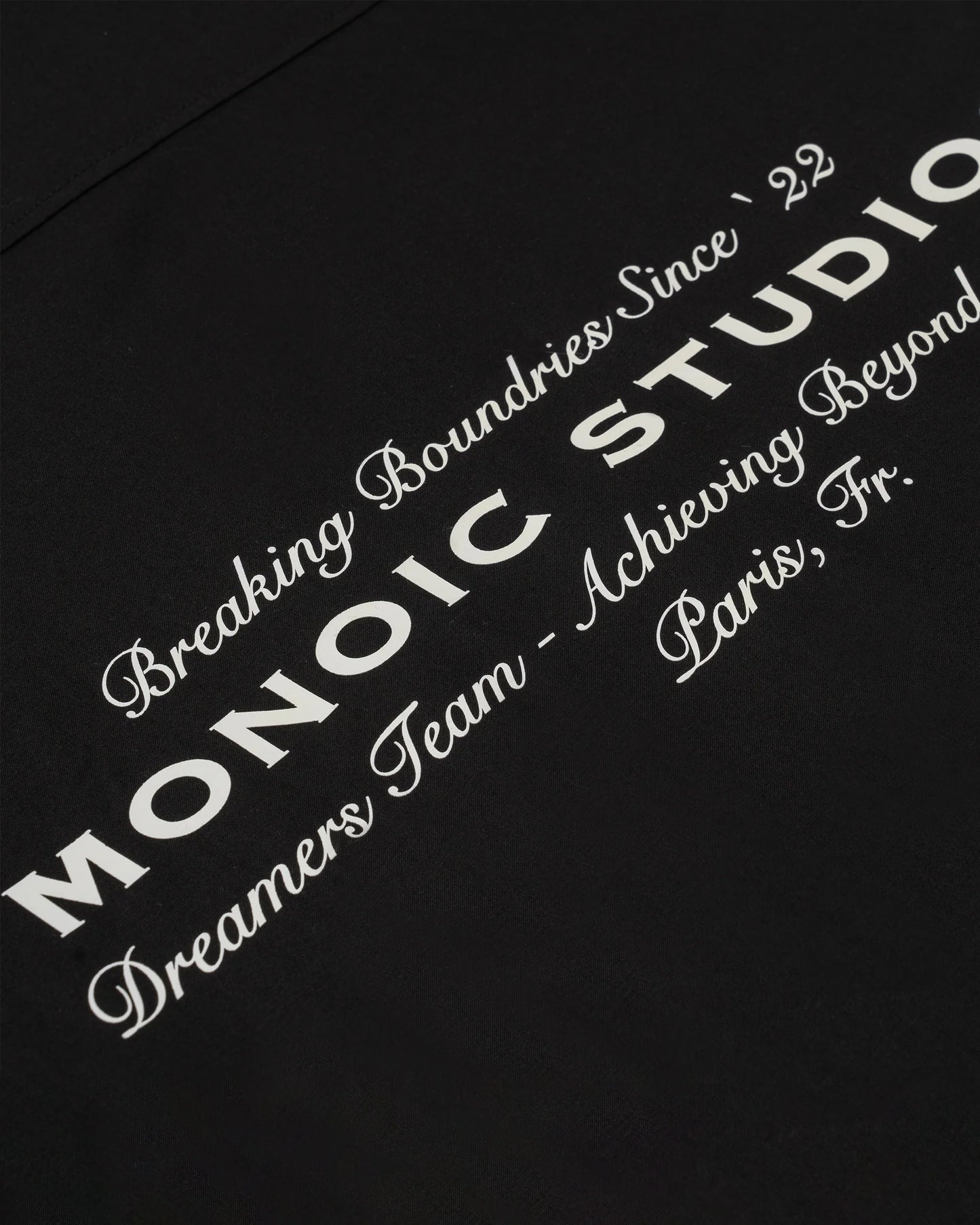 Monoic Overshirt Studios Negro Oscuro