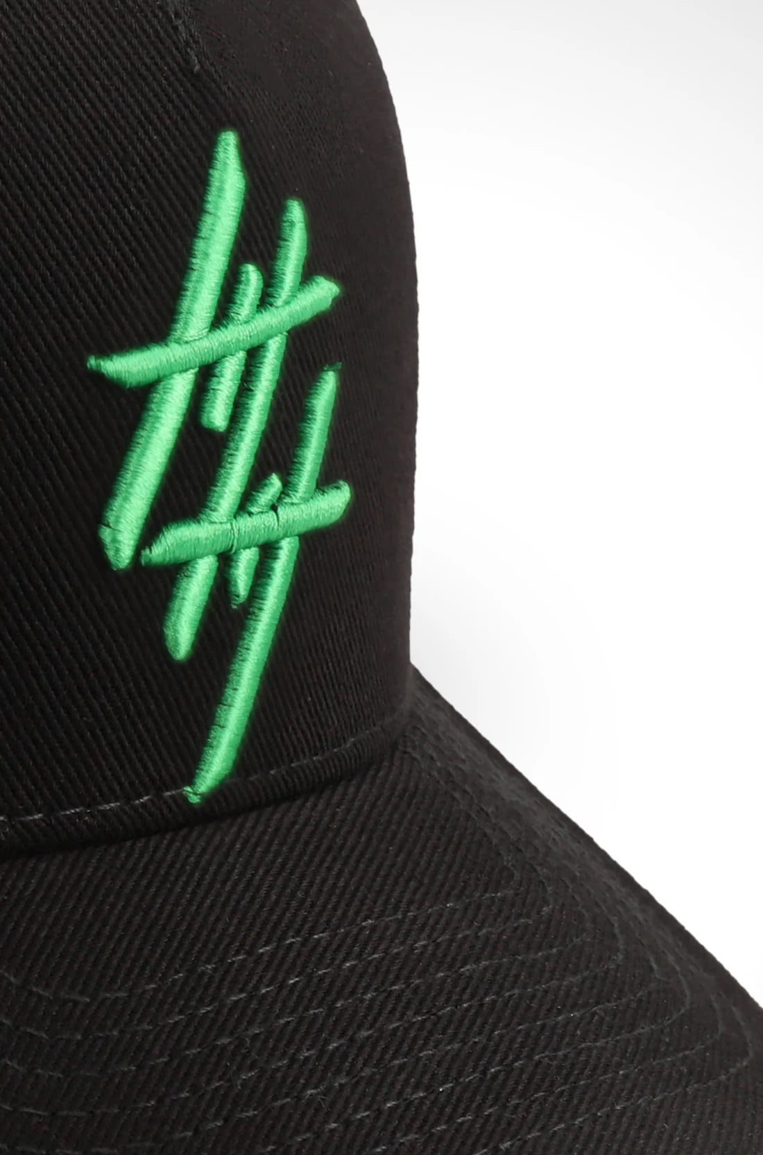 Money Makers Gorra negra - verde Cap colors