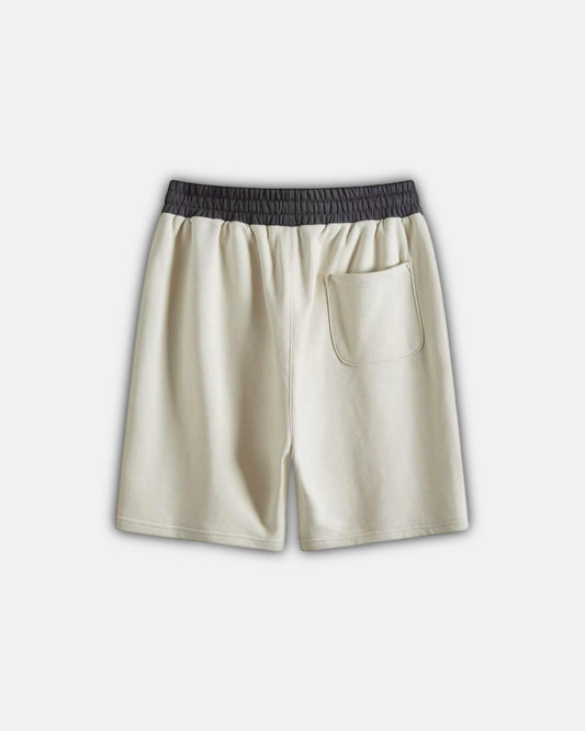 Nebula Nexus Zipper Front Shorts Beige BE03-1123