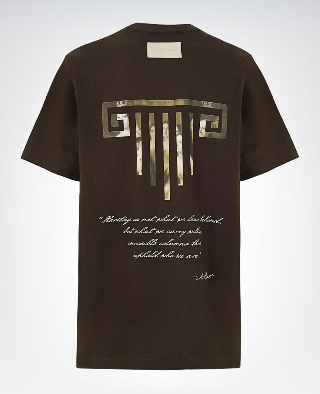 Artdist verse brown t-shirt