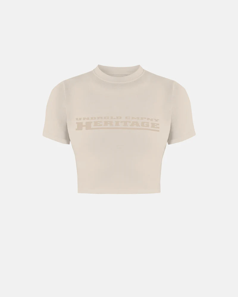 Undergold Golden Heritage Raw Baby Tee Cream