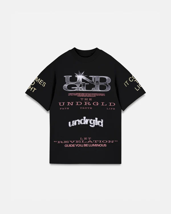 Undergold Revelation Reveal Tshirt Black
