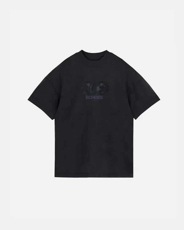 Undergold echoes peak tshirt vintage black