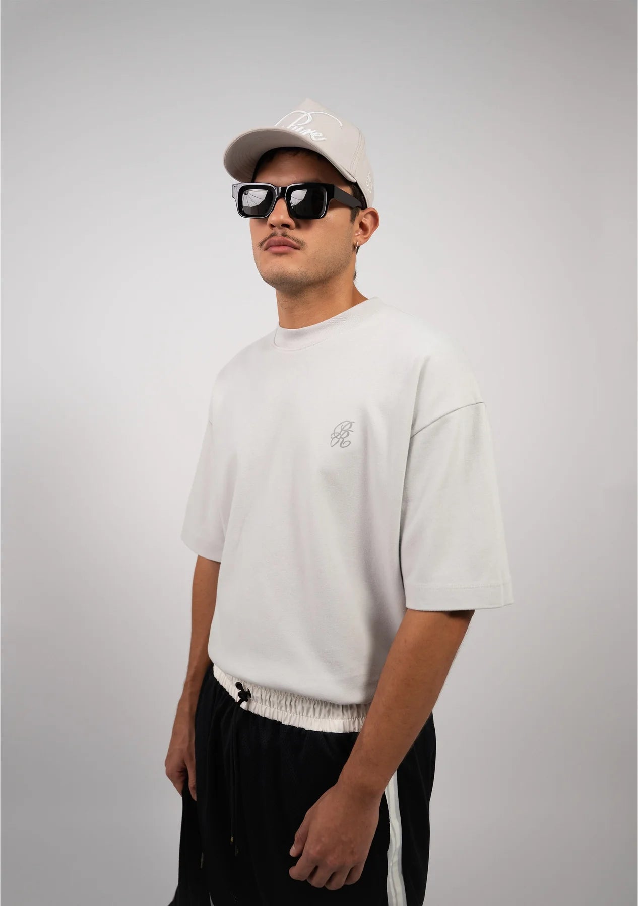 Pure Gray Logo T-Shirt PUR22619