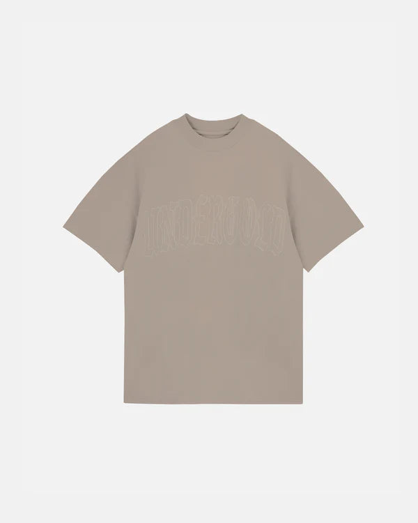 Undergold echoes god's plan tshirt light brown
