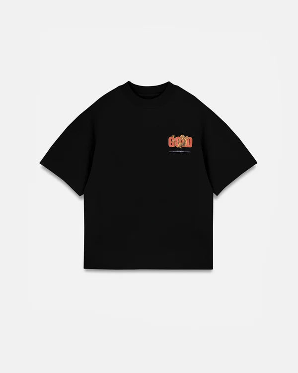 Undergold Revelation Gold Boxy Fit Tshirt Black