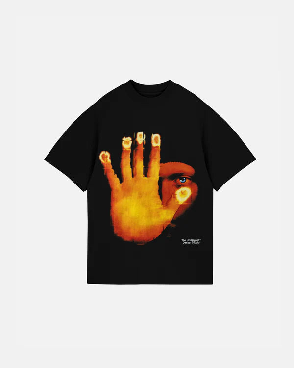 Undergold echoes touch tshirt black