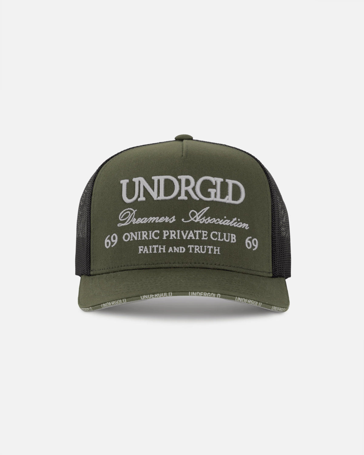 Undergold Basics UNDRGLD Trucker Cap Khaki Green